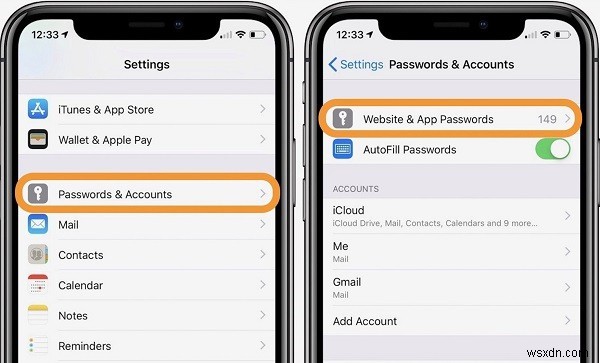Chuyển mật khẩu sang iPhone mới [bao gồm iPhone 13]