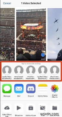 Cách gửi video từ iPhone sang iPhone