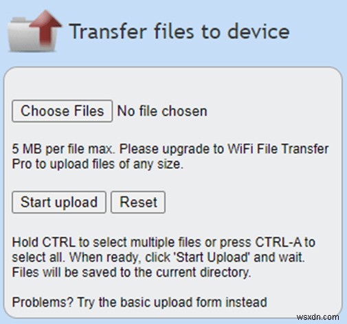 Chuyển tệp qua Wi-Fi giữa các PC / PC và điện thoại