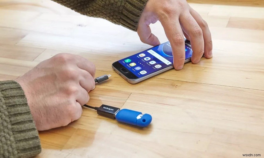 Cách truyền file từ điện thoại qua OTG