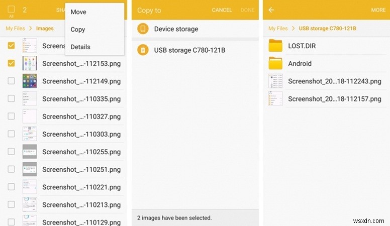 Cách truyền file từ điện thoại qua OTG