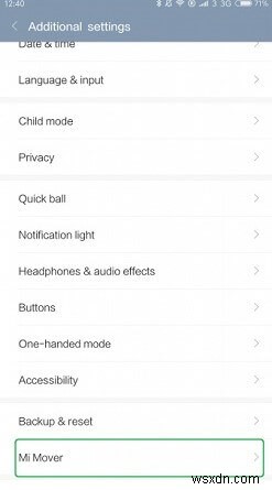 Cách chuyển dữ liệu điện thoại sang Xiaomi 11/12