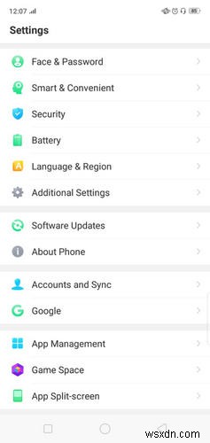 Cách chuyển ứng dụng sang thẻ SD trên Oppo A3s