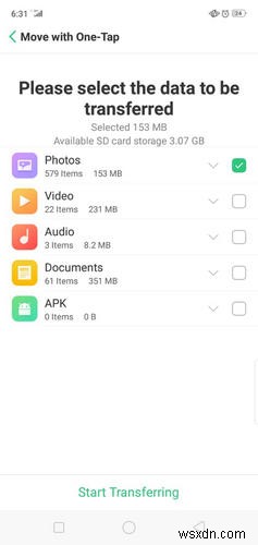 Cách chuyển ứng dụng sang thẻ SD trên Oppo A3s