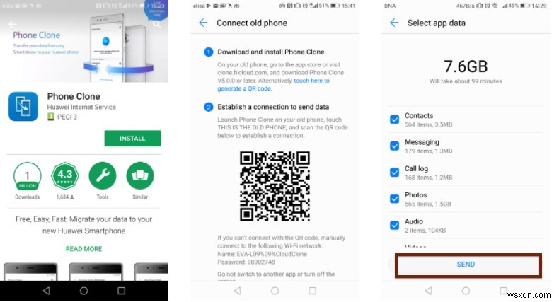 2 cách chuyển dữ liệu từ Sony sang Huawei