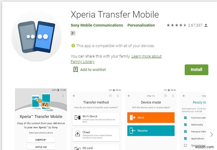 Xperia Transfer Mobile không hoạt động? Cách khắc phục thông minh!