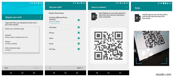 Chuyển dữ liệu Motorola sang Motorola: Từ cũ sang mới
