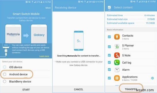 2 Phương pháp chuyển dữ liệu từ Motorola sang Samsung S20