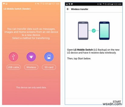 Đánh giá LG Mobile Switch: Khắc phục khi LG Mobile Switch không hoạt động