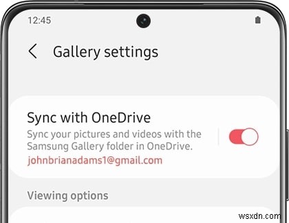 Chuyển dữ liệu từ Samsung Cloud sang OneDrive