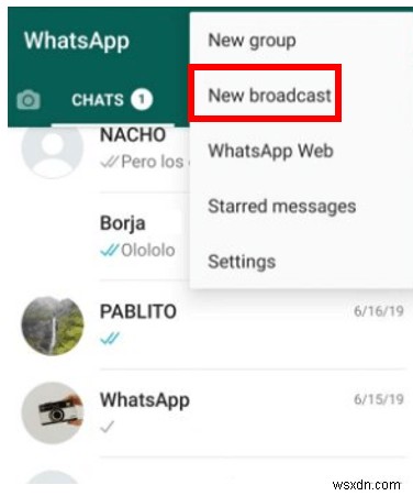 Cách gửi tin nhắn đến nhiều liên hệ trên WhatsApp?