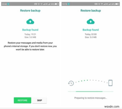 Nếu gỡ cài đặt WhatsApp, tôi có mất dữ liệu không?