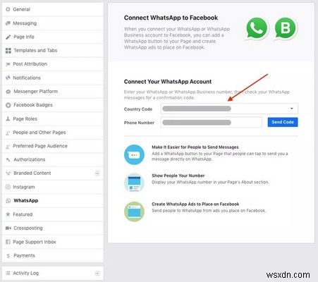 Cách thêm số WhatsApp Business vào trang Facebook