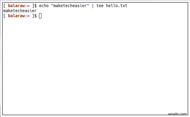 Cách lưu đầu ra Terminal vào file trên Linux