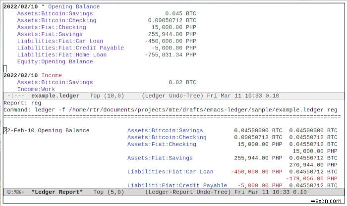 Quản lý tài chính với Ledger Mode trong Emacs