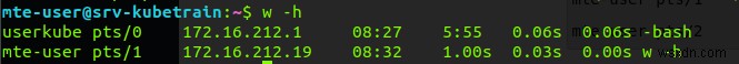 Cách liệt kê tất cả người dùng đang đăng nhập trên Linux