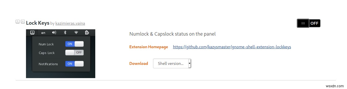 Cách bật chỉ báo phím Caps Lock trong Ubuntu