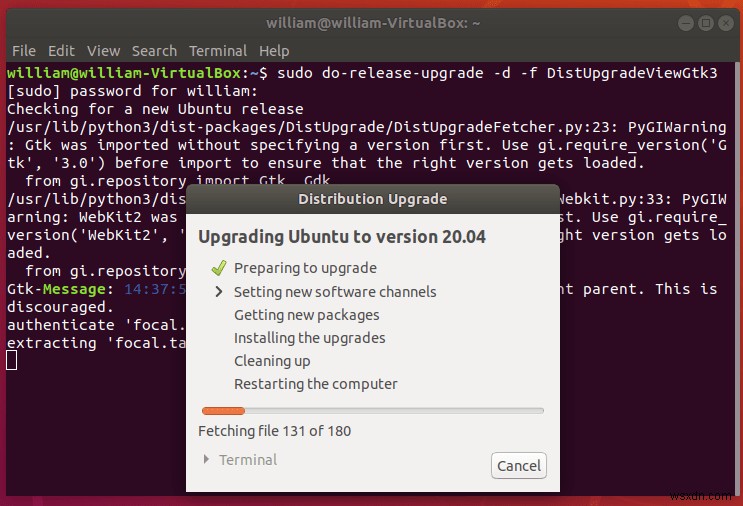 Cách nâng cấp Ubuntu 18.04 LTS lên Ubuntu 20.04 LTS