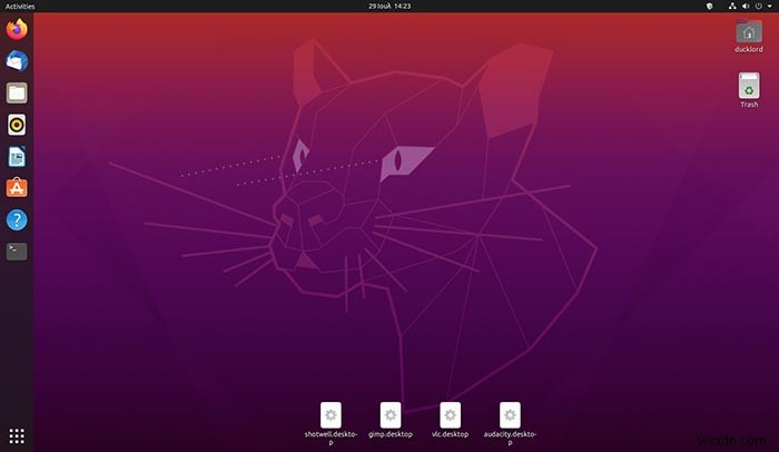 Cách tạo phím tắt trên màn hình nền trong Ubuntu