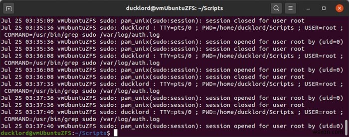 Cách kiểm tra lịch sử Sudo trong Linux