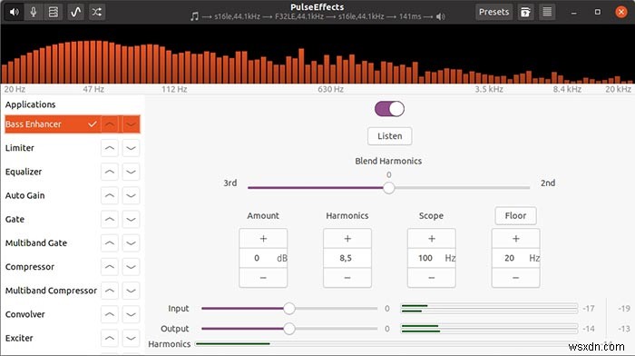 Cách cải thiện âm thanh máy tính Linux với PulseEffects