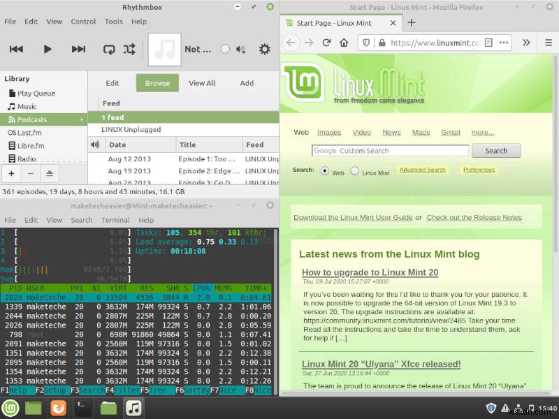 Đánh giá Cinnamon Desktop: Môi trường máy tính để bàn rất thân thiện người dùng