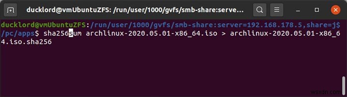Cách kiểm tra Checksum trong Linux
