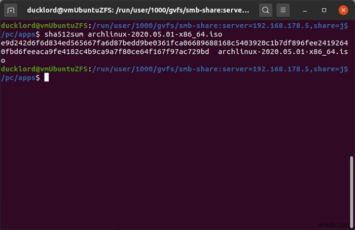 Cách kiểm tra Checksum trong Linux