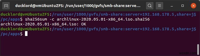 Cách kiểm tra Checksum trong Linux