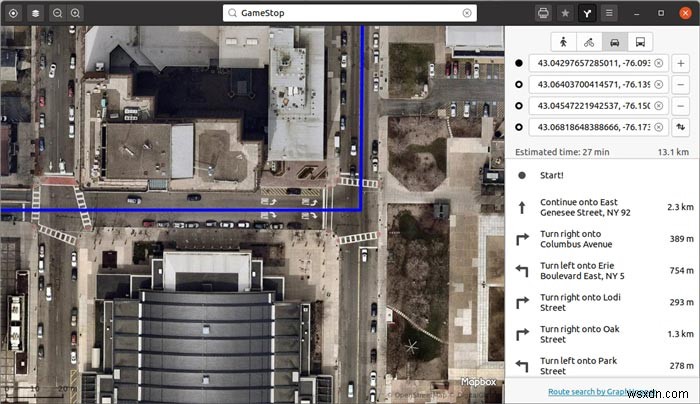 Cách tải Gnome Maps và xuất lộ trình ra PDF