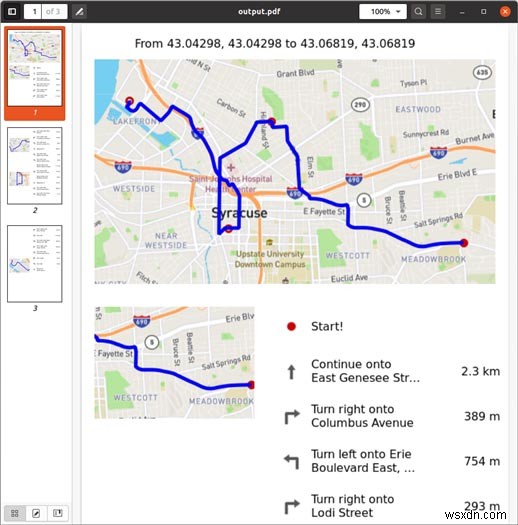 Cách tải Gnome Maps và xuất lộ trình ra PDF