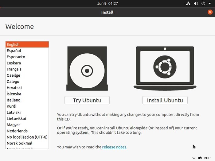 Cách dùng Ubuntu mà không cần cài đặt