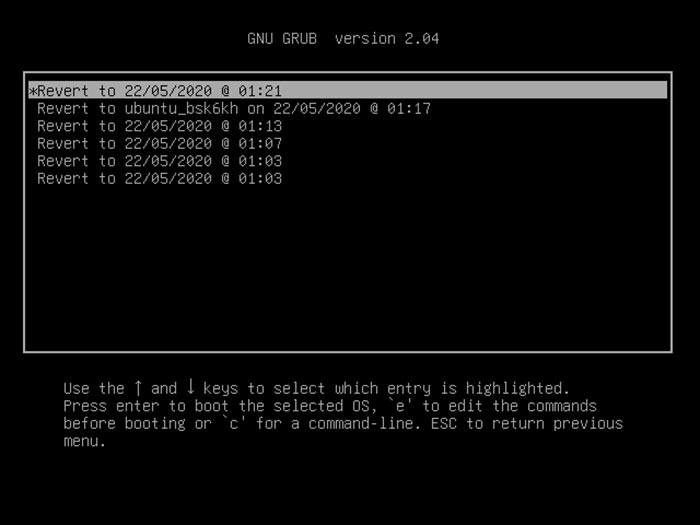 Cách dùng ZFS Snapshots trong Ubuntu 20.04