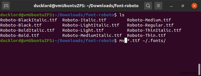 Cách cài đặt Font trong Ubuntu 20.04