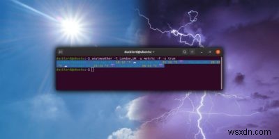 Cách Kiểm Tra Thời Tiết Từ Terminal Với AnsiWeather