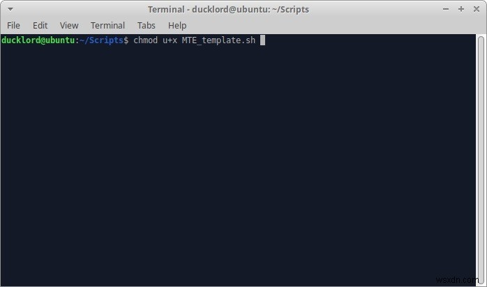 Cách Tạo Script Template TXT Trong BASH
