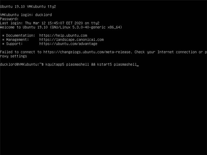 Cách Khởi Động Lại Desktop Treo Trong Linux