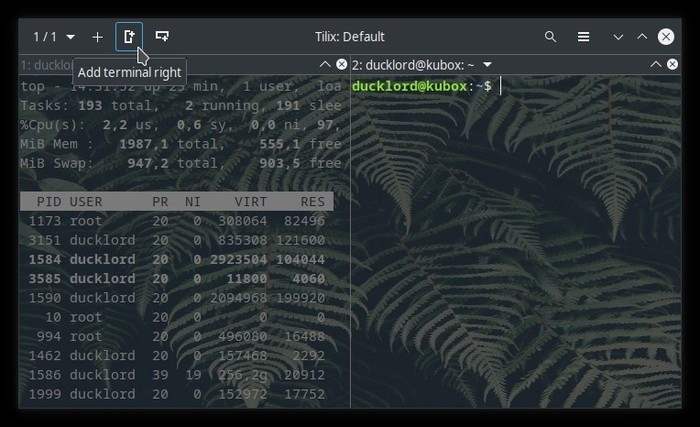 Nâng Cấp Terminal Linux Với Tilix