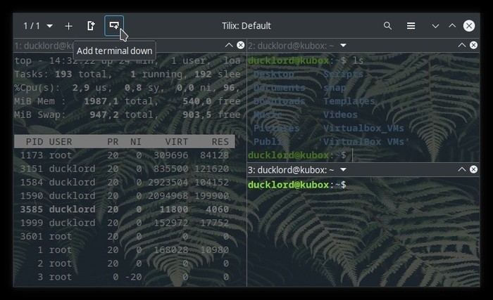 Nâng Cấp Terminal Linux Với Tilix