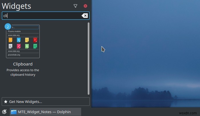 Cách Sao Lưu Lịch Sử Clipboard Với Widget Clipboard Của KDE