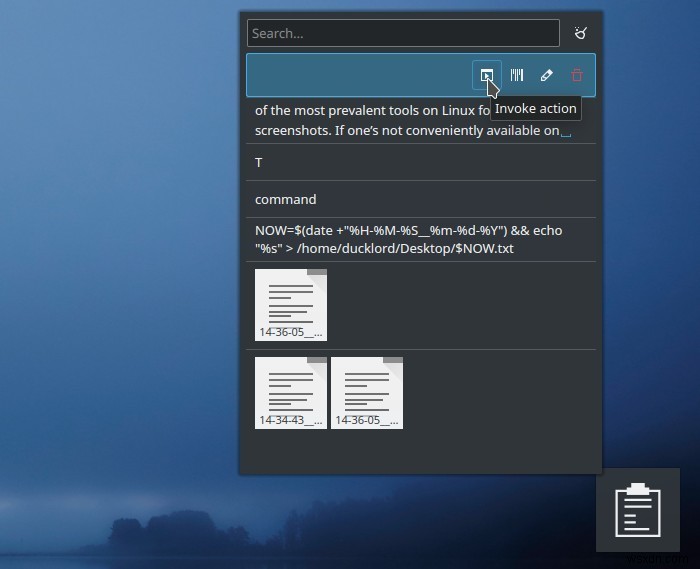 Cách Sao Lưu Lịch Sử Clipboard Với Widget Clipboard Của KDE
