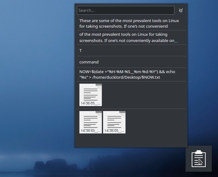 Cách Sao Lưu Lịch Sử Clipboard Với Widget Clipboard Của KDE