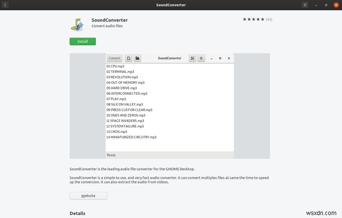 Cách Chuyển Đổi File Âm Thanh Trên Ubuntu