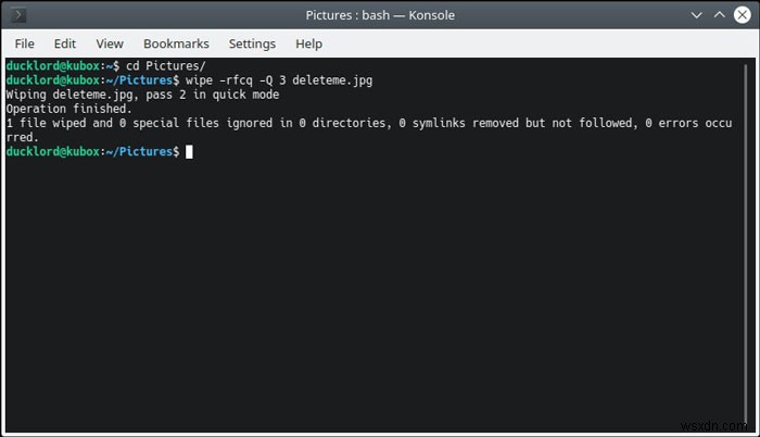 Cách Xóa Hoàn Toàn File Trên Linux