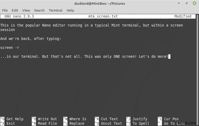 Cách Đa Nhiệm Trong Terminal Linux Với Screen