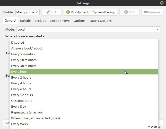4 Thay Thế Time Machine Cho Linux