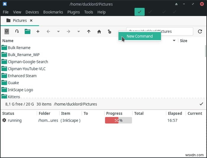 Cách mở nhiều file cùng lúc với SpaceFM trên Linux