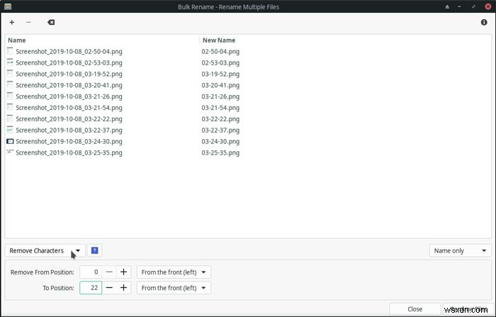 Cách đổi tên hàng loạt file trên Linux với công cụ Bulk Rename của Thunar