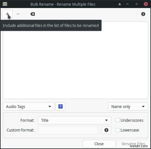 Cách đổi tên hàng loạt file trên Linux với công cụ Bulk Rename của Thunar
